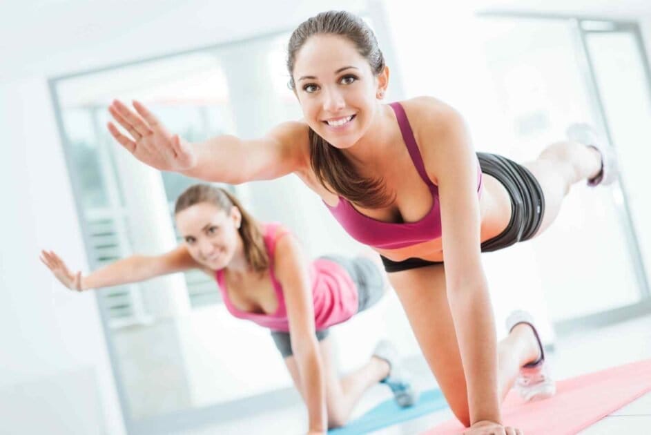 Women Exercising for hormonal changes